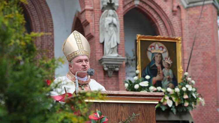 Bp Krzysztof Nykiel wygłosił homilię podczas dorocznej pielgrzymki mężczyzn do Piekar Śląskich