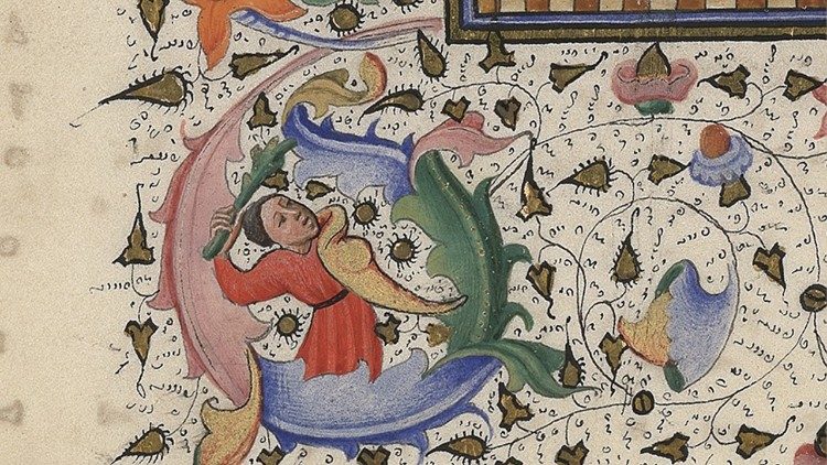  Libro de horas Biblioteca Apost&oacute;lica Vaticana, Ott. lat. 2919 Flandes, siglo XV (187 x 134 mm) - detalle