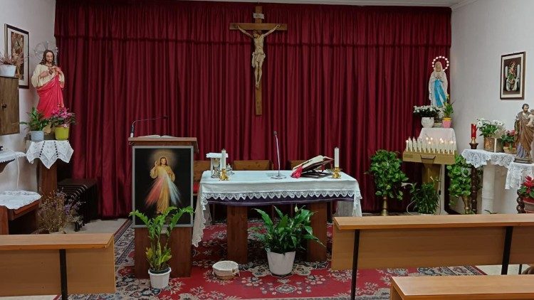 La cappellina nelle case popolari di Torrevecchia