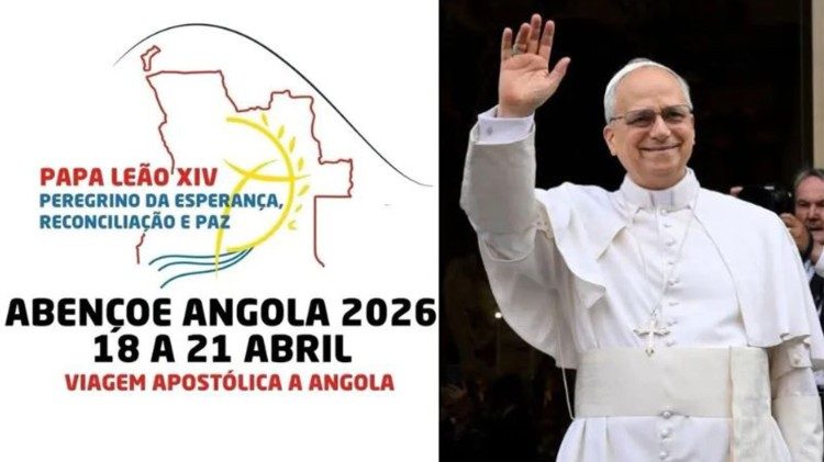 Logo et devise de la visite du Pape en Angola.