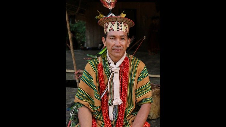 2026.03.09 Recipient of the 43rd Niwano Peace Prize, Benki Piyãko, an Indigenous spiritual leader of the Ashaninka People in Brazil’s Amazon