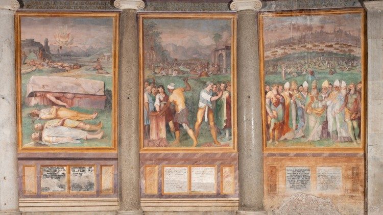 Die Fresken von S. Stefano Rotondo - bedeutend j&uuml;nger als die Kirche