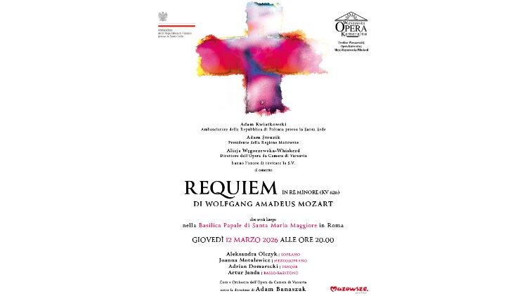 Zaproszenie na koncert mozartowski w Bazylice Matki Bożej Większej