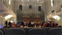 La sala accademica del Conservatorio di Santa Cecilia