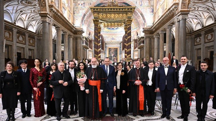 Os participantes do concerto