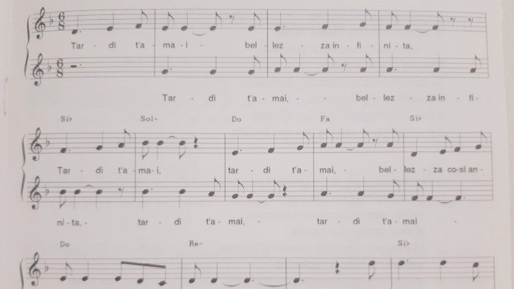 Il ritornello di "Tardi t'amai"