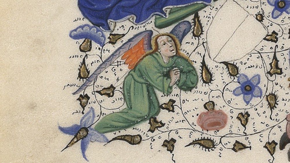 Crocifissione, Libro d’ore Biblioteca Apostolica Vaticana, Ott. lat. 2919 Fiandre, sec. XV, f.25v © Biblioteca Apostolica Vaticana