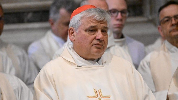 Kard. Krajewski na ostatniej Mszy w Watykanie