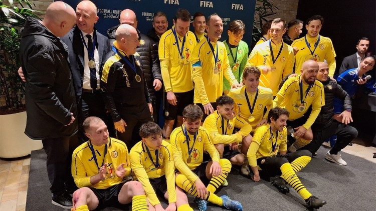 Die vatikanische Fußballmannschaft