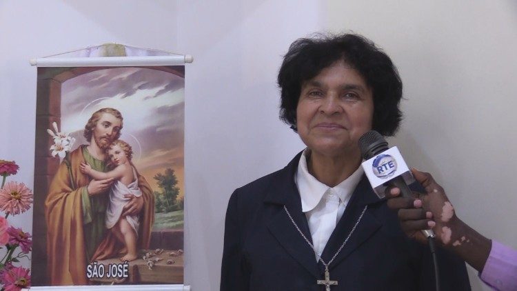 Irmã Verónica, Missionária Claretiana, em Moçambique