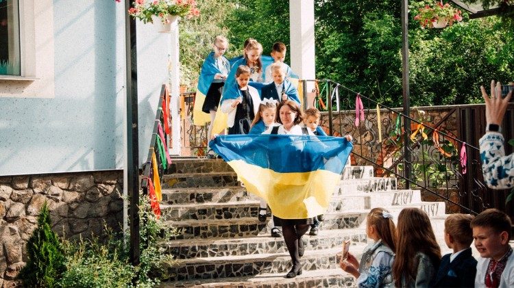 La scuola primaria salesiana Giovanni Paolo II, a Kyiv