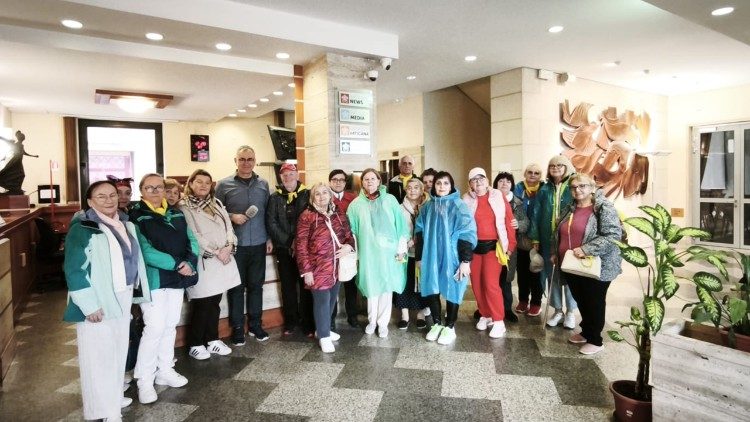 Pielgrzymi z Białej Podlaskiej odwiedzili także siedzibę Vatican News