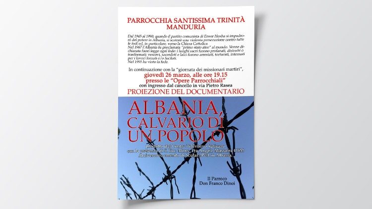 2026.03.24 Albania Calvario di un popolo - mons. Angelo Massafra