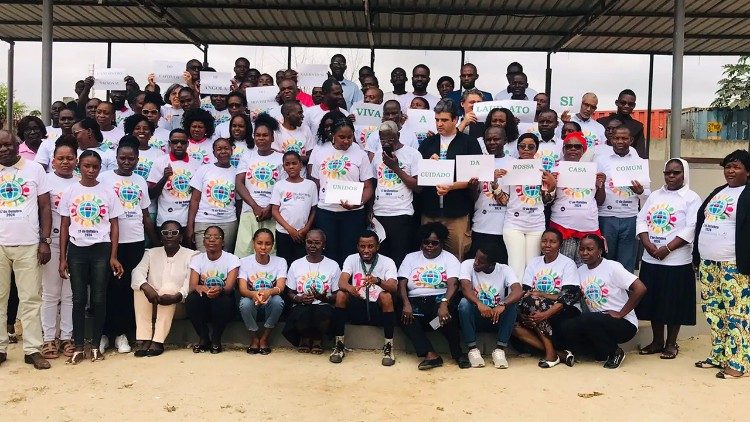 Foto: Animadores Laudato Si’ reunidos no encontro nacional do Cap&iacute;tulo Angola do Movimento Laudato Si’ 
