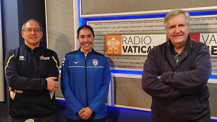 Giulia Lollobrigida conn il presidente Mattei e La Vella