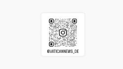 Der Scan dieses Codes öffnet direkt das Instagram Profil der deutschsprachigen Redaktion von VaticanNews.