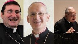 Арцыбіскупы Паола Рудэлі, Пэтар Ражыч і Эдгар Пэнья Пара