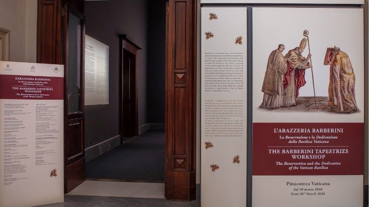 Ingresso alle sale XVII e XVIII della mostra.