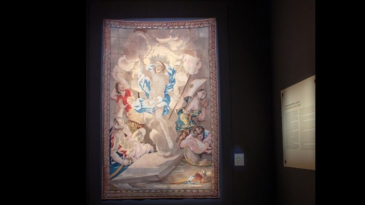 2.	Manifattura Barberini, La Resurrezione di Cristo, Serie della Vita di Cristo, 1642-1643, con aggiunte del 1659-1660. Musei Vaticani
