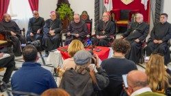 Konferencja prasowa kard. Pizzaballi i o. Ielpo