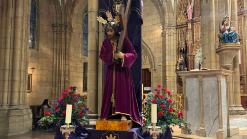 Catedrala din San Sebastian, în Spania (detaliu)