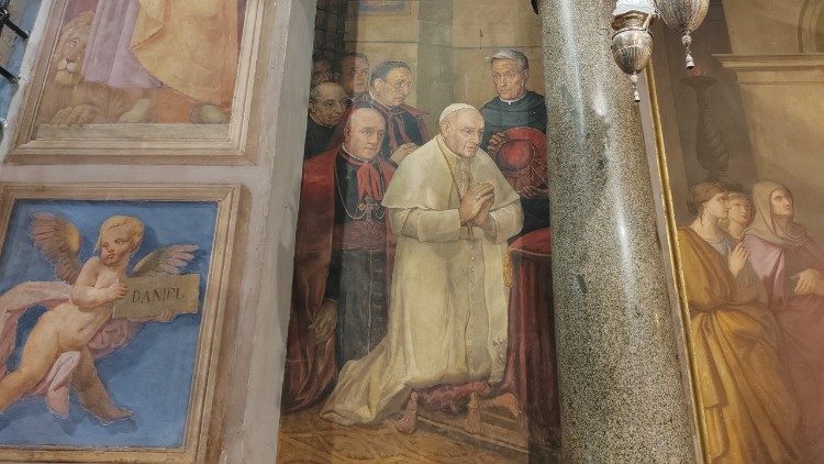 Il ritratto di Giovanni XXIII – foto di P. Ondarza ©Vatican News