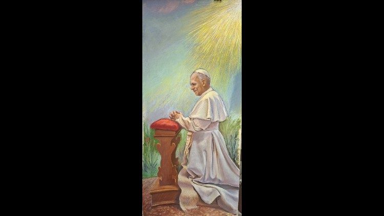 Uno dei bozzetti a pastello realizzati da Marco Innocenzi
