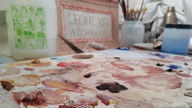 Il cantiere dell'affresco - foto di P. Ondarza &copy;Vatican News