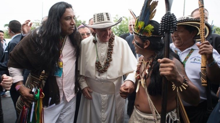 Le Pape François lors de la messe à Villavicencio, le 8 septembre 2017.